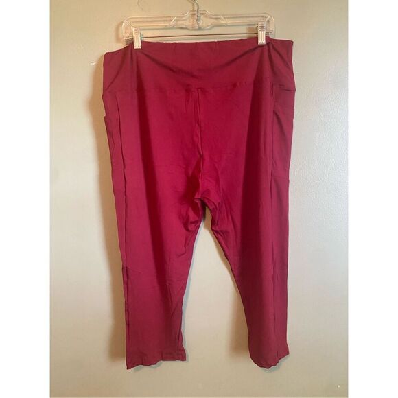 Amazon Essentials Pink Purple Super Soft Capri Leggings Pockets NWOT 4XL - Picture 4 of 7